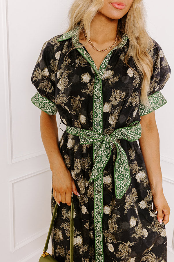 Upper East Ease Floral Midi Dress Image 2