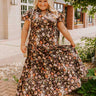 Falling For You Floral Maxi Dress Curves Image 1