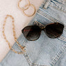 Quay Guess Again Oversized Sunnies in Tortoiseshell  Image 1