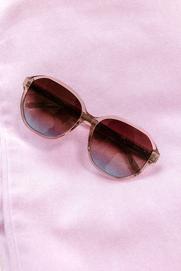 Quay Guess Again Oversized Sunnies in Brown Image 1