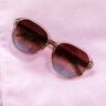 Quay Guess Again Oversized Sunnies in Brown Image 1