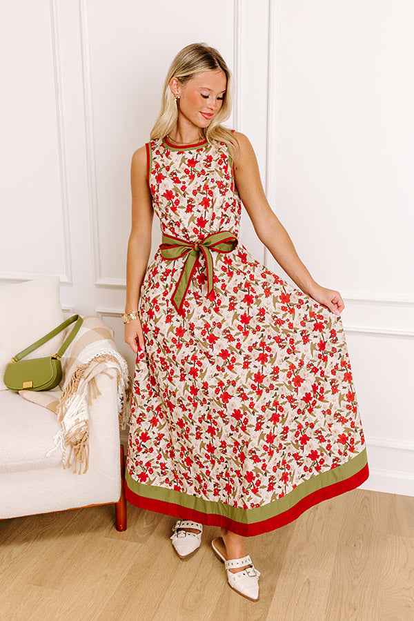 Wildflower Dreams Floral Midi Dress Image 1