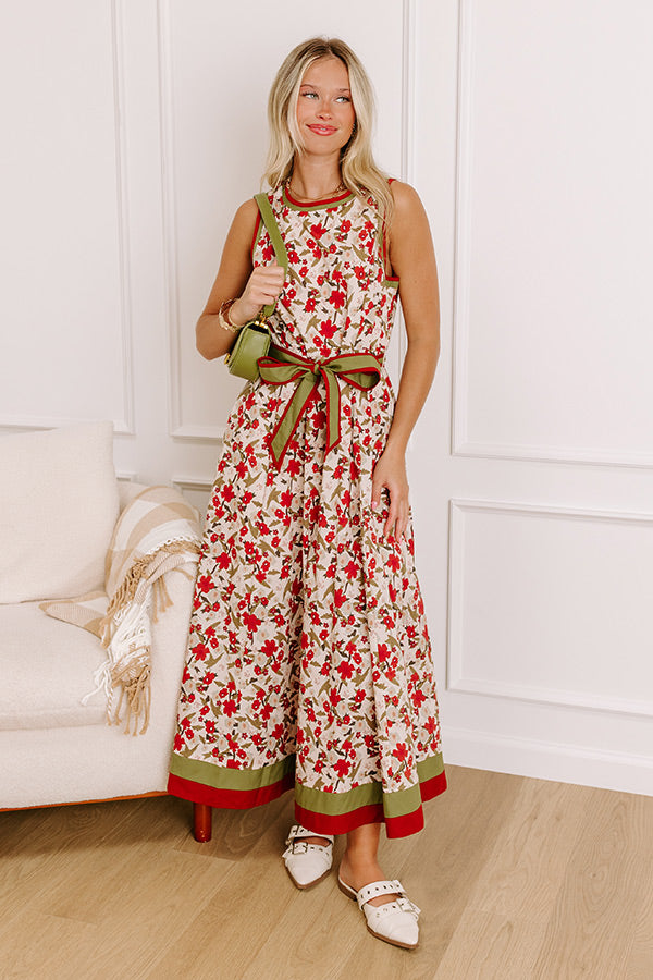 Wildflower Dreams Floral Midi Dress Image 3