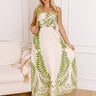 Tropical Bliss Cut Out Midi Dress Image 1