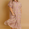 Falling For Floral Midi Dress Curves Image 1