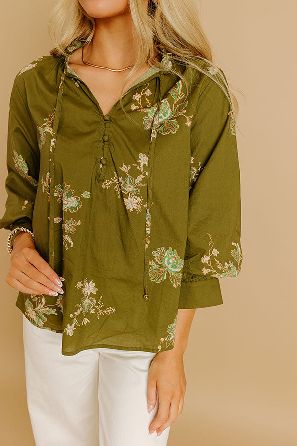 Pretty As A Peony Floral Top Image 2