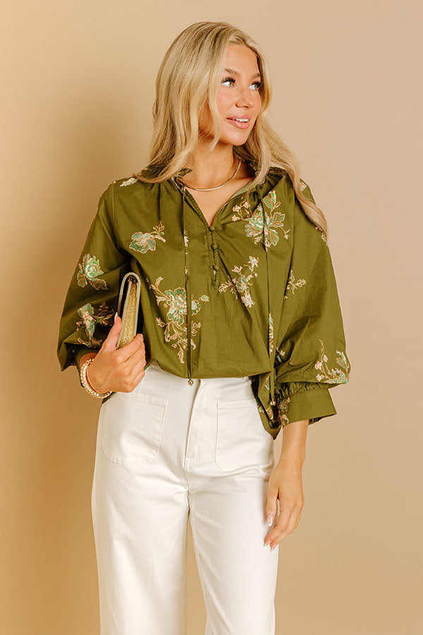 Pretty As A Peony Floral Top Image 1