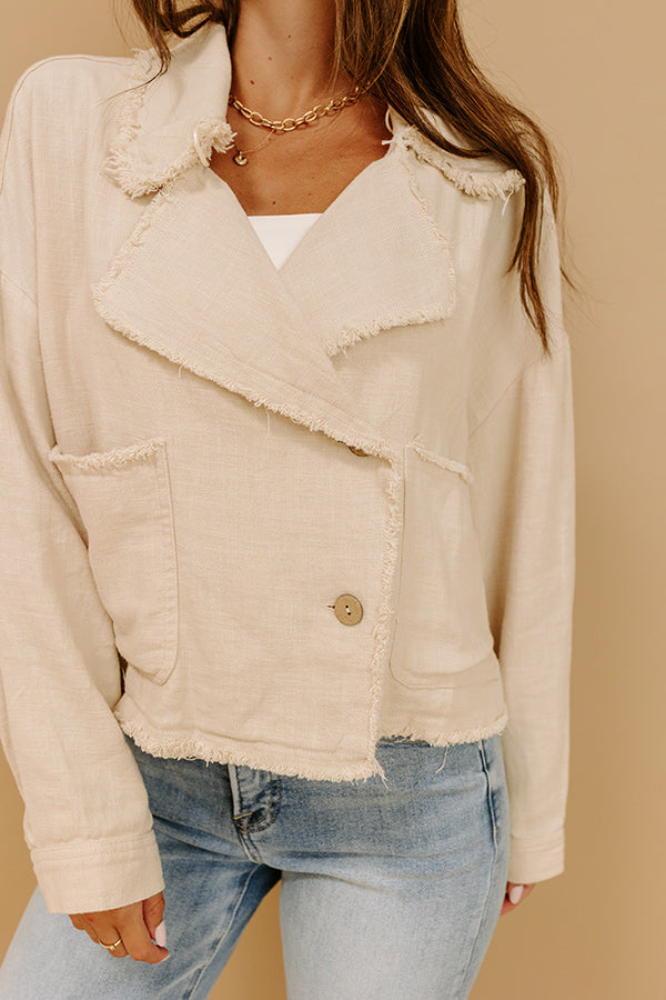 City Layers Linen-Blend Jacket Image 3