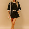 Chic Style High Waist Skort in Black Image 1