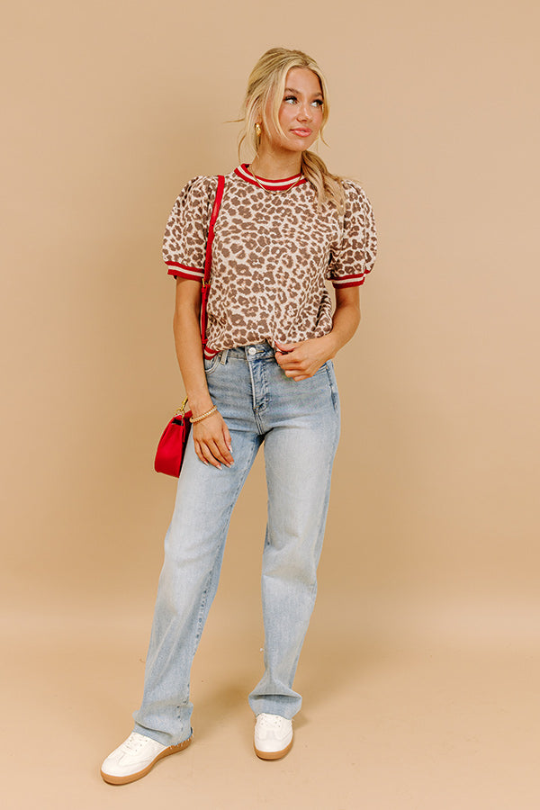 Spotted And Chic Knit Top Image 3