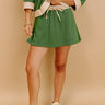 Chic Style High Waist Skort in Olive Image 1