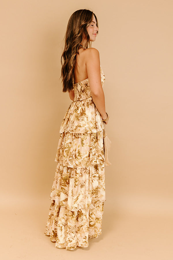Venice Days Tiered Maxi Dress Image 5