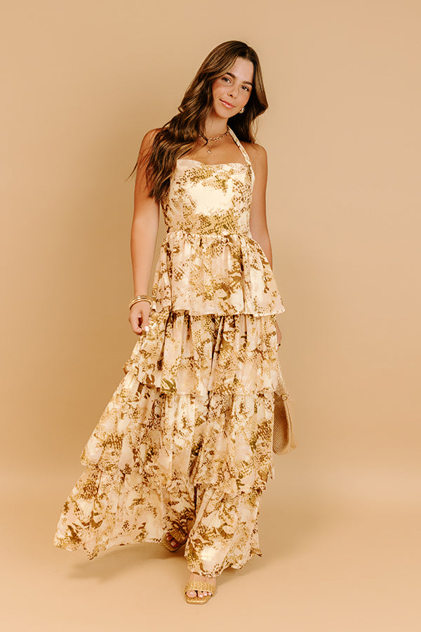 Venice Days Tiered Maxi Dress Image 3