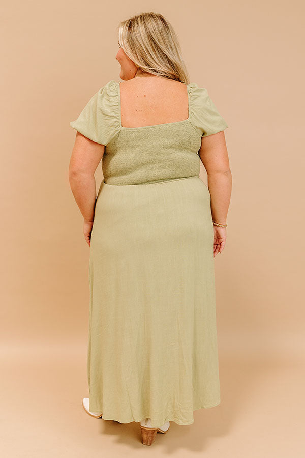 Vineyard Verse Smocked Midi Dress Curves Image 5