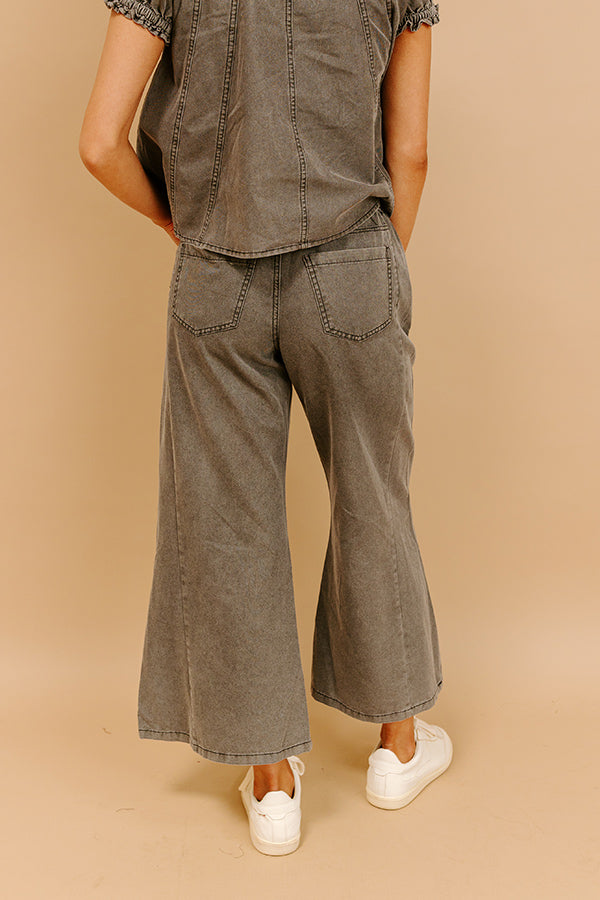 Metropolitan Muse High Waist Chambray Pants Image 4