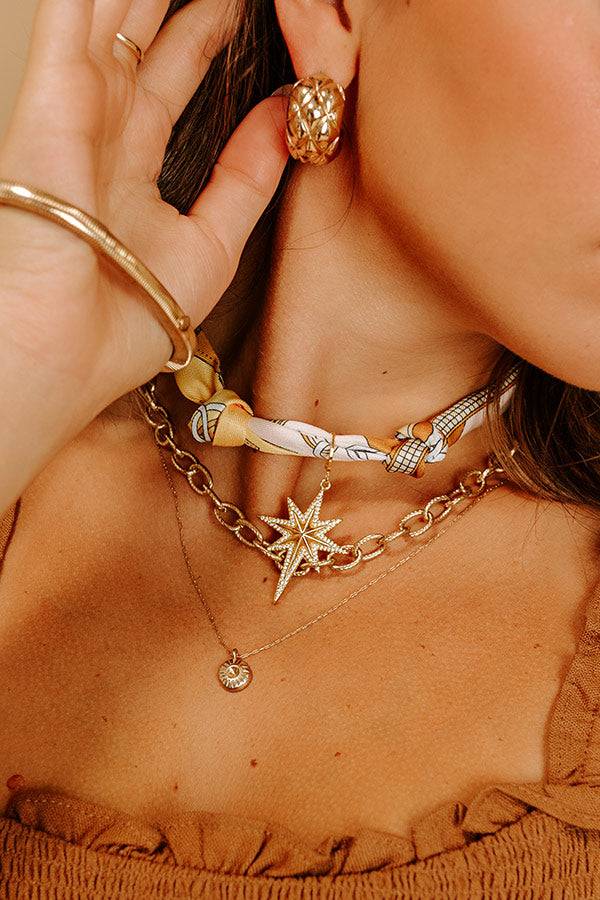 Tulum Scarf Necklace Image 2