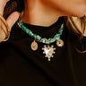 Rhonda Multi Charm Scarf Necklace Image 1