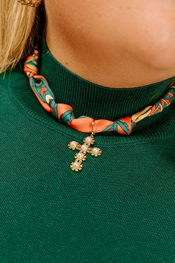 Palmas Scarf Necklace Image 1