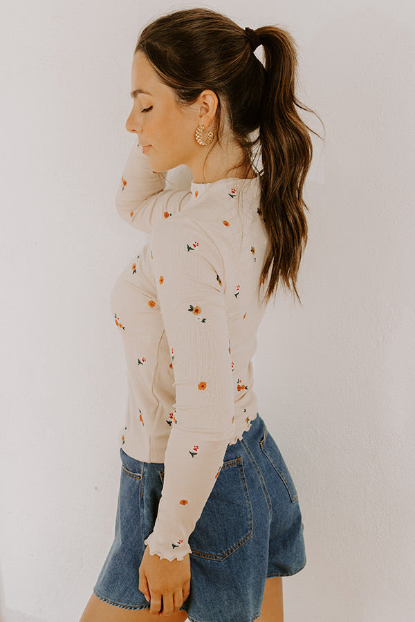 Meadow Melody Embroidered Top Image 4