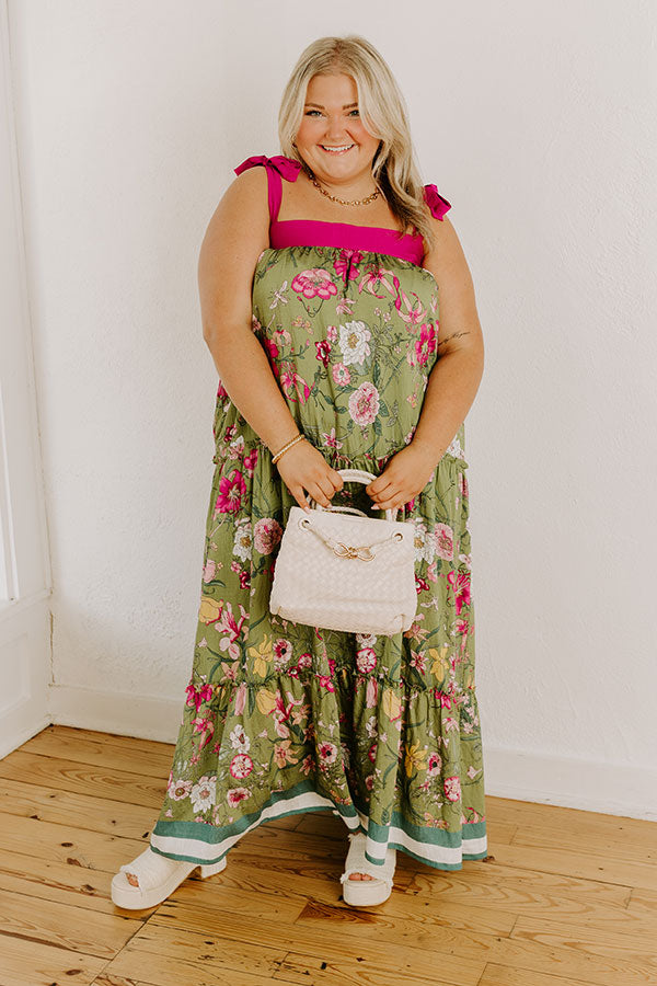 Chasing Wildflowers Floral Maxi Dress Curves Image 5