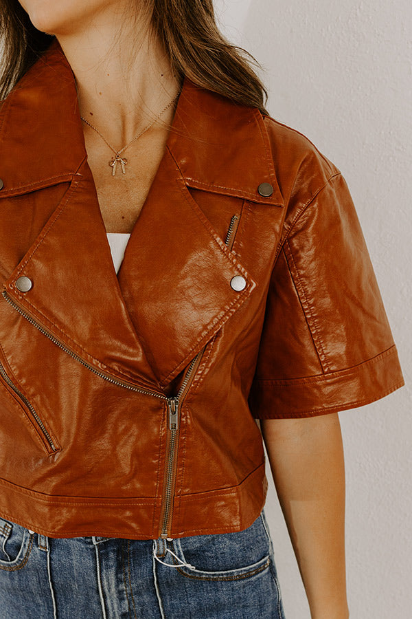 Maple Miles Faux Leather Jacket Image 4