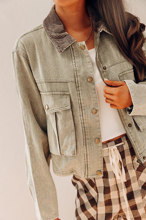 Autumn Avenue Denim Jacket Image - 2