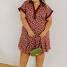 Cider Dreams Mini Dress in Sangria Curves Image 1