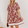 Vineyard Dream Floral Mini Dress Image 1