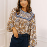 Hidden Attraction Floral Top Image - 1