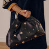 Harper Faux Leather Studded Purse in Black Image - 1