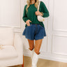 The First Chill Long Sleeve Tee in Hunter Green Image 1