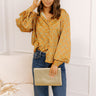 Midtown Chic Satin Button Up Top Image 1