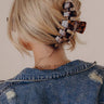 Classic Large Hair Claw Clip in Tortoiseshell Image - 1