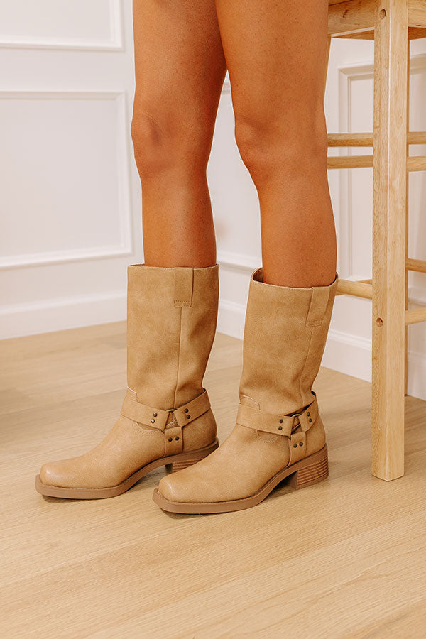 Autumn Faux Leather Boot Image 3