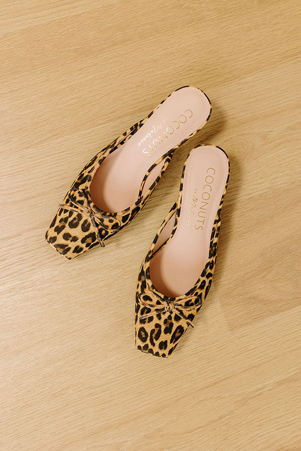Geneva Leopard Heel in Camel Image - 4