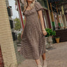 Sweet Sunset Gingham Midi Dress Image - 1