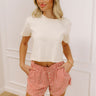 Modern Essential Crop Tee in French Vanilla Image 1