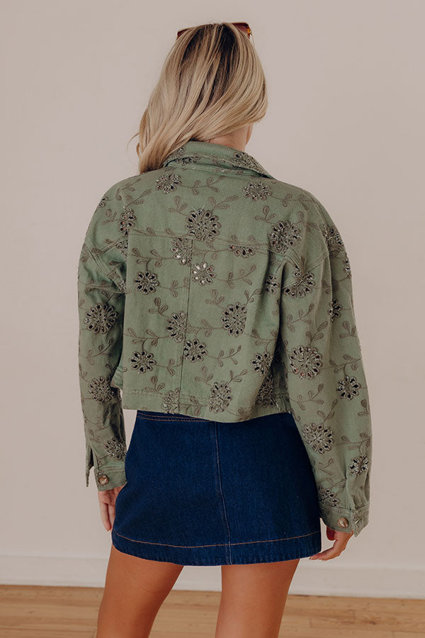 Soho Views Floral Eyelet Jacket Image - 5