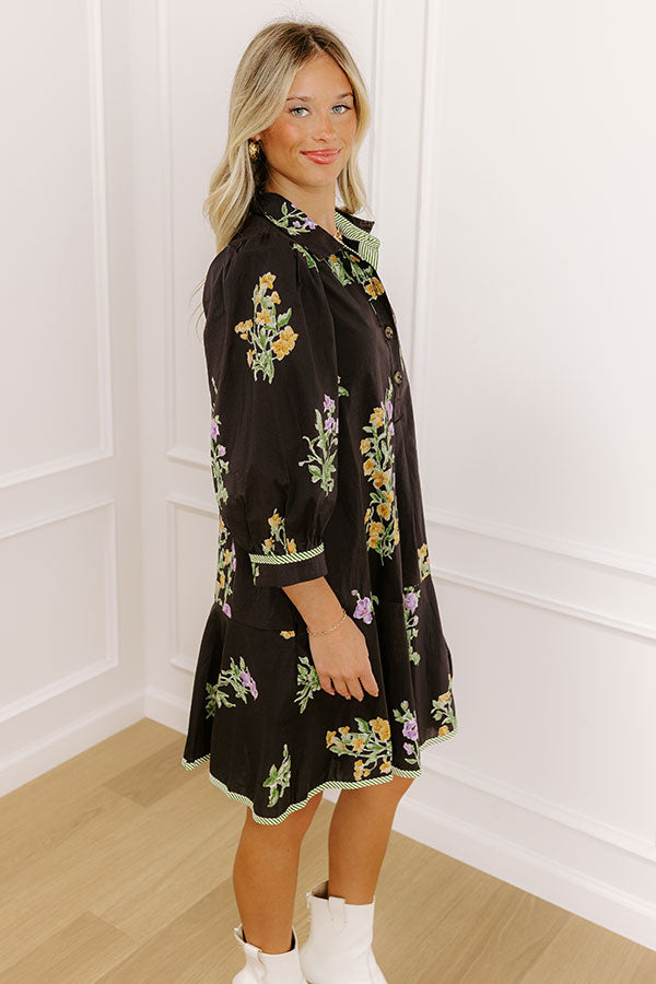 Wildflower Picking Mini Dress Image 4