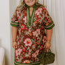 Bohemian Dreams Floral Mini Dress Curves Image 1