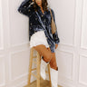 Countryside Chic Embroidered Button Up Top Image 1