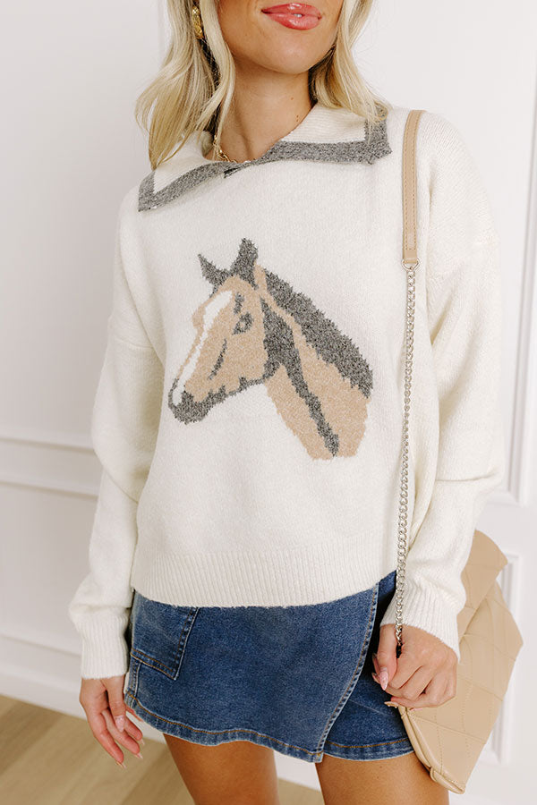 Hay Girl Knit Sweater Image 2