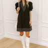Patio Views Mini Dress in Black Image 1