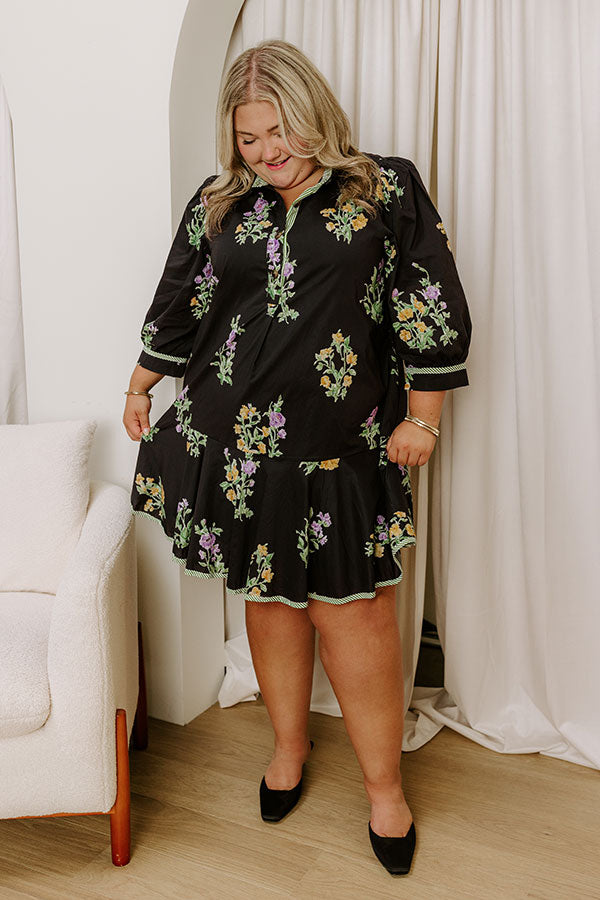 Wildflower Picking Mini Dress Curves Image 3