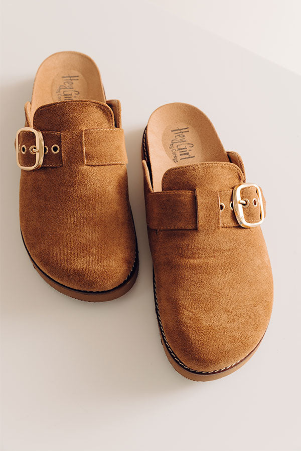 Day Dream Faux Suede Clogs Image - 3