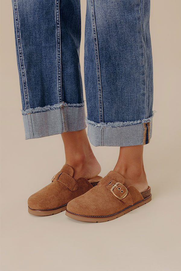 Day Dream Faux Suede Clogs Image - 1