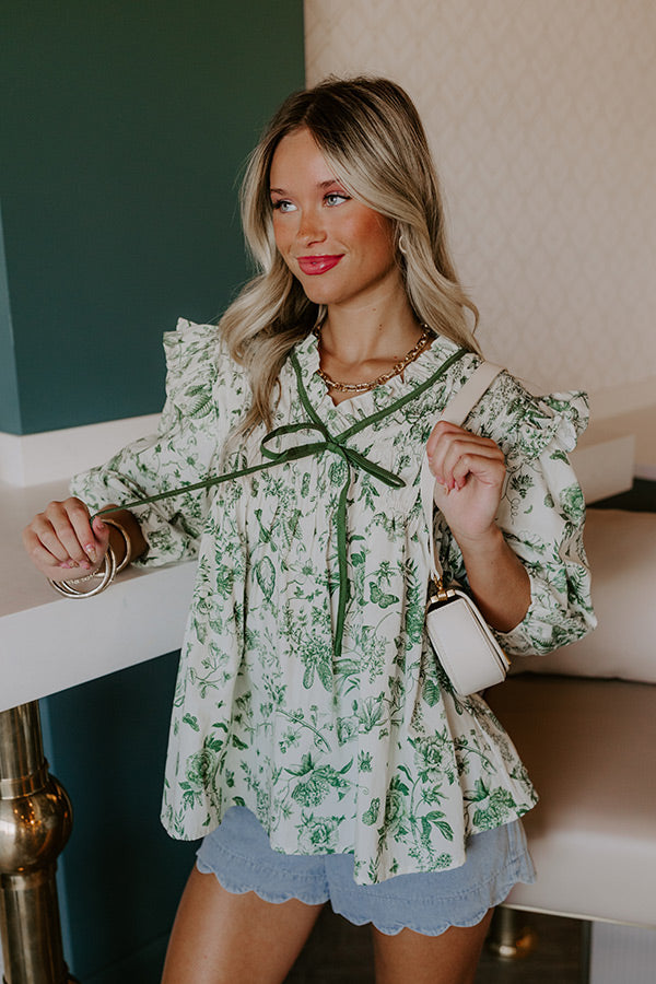 Charming Embrace Floral Top  Image 2