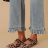 Own It Faux Suede Leopard Flats Image - 1