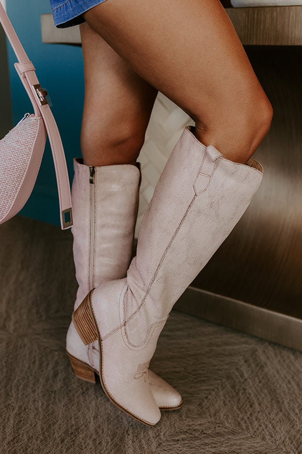 Hats Off Knee High Boot in Natural Image 1
