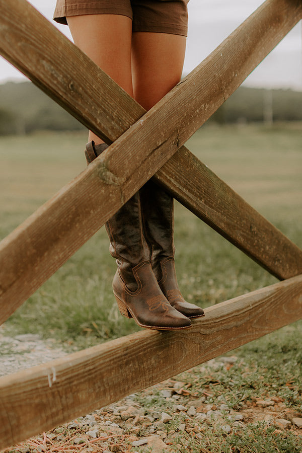 Hats Off Knee High Boot in Chestnut Image - 1